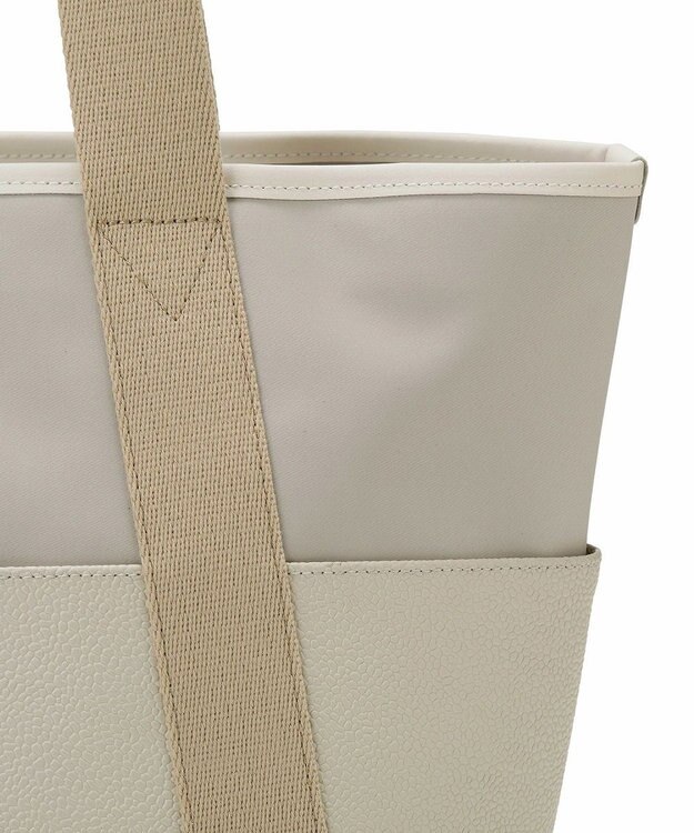 TOPKAPI 【Breath TOPKAPI】【TOPKAPI × 藤本美貴さんコラボ】スコッチグレイン 10ポケット トートバッグ L/マザーズバッグ/撥水 サンドグレー