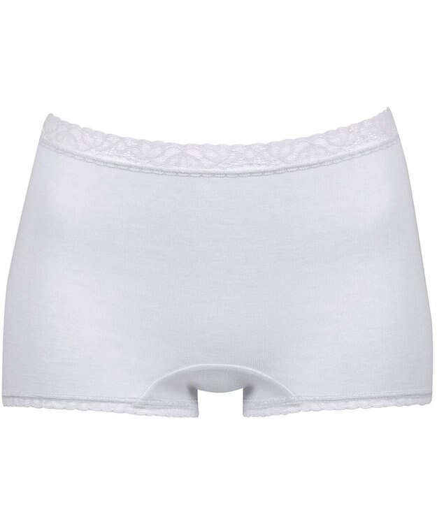 Wing ショーツ ボーイレングス 綿混(身生地部) やさしい肌あたり 【デイリーフィット やわらかコットン】 はきこみ丈ふかめ EC4230 ウイング／ワコール グレー