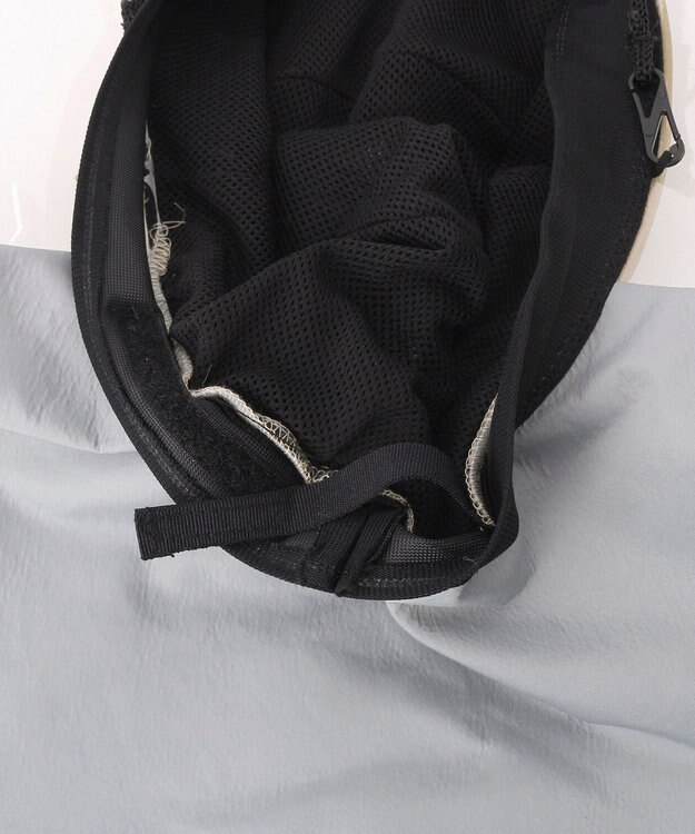 MOONBAT 【WEB限定】撥水サイクルハット 透明広つば/レインハット ブラック