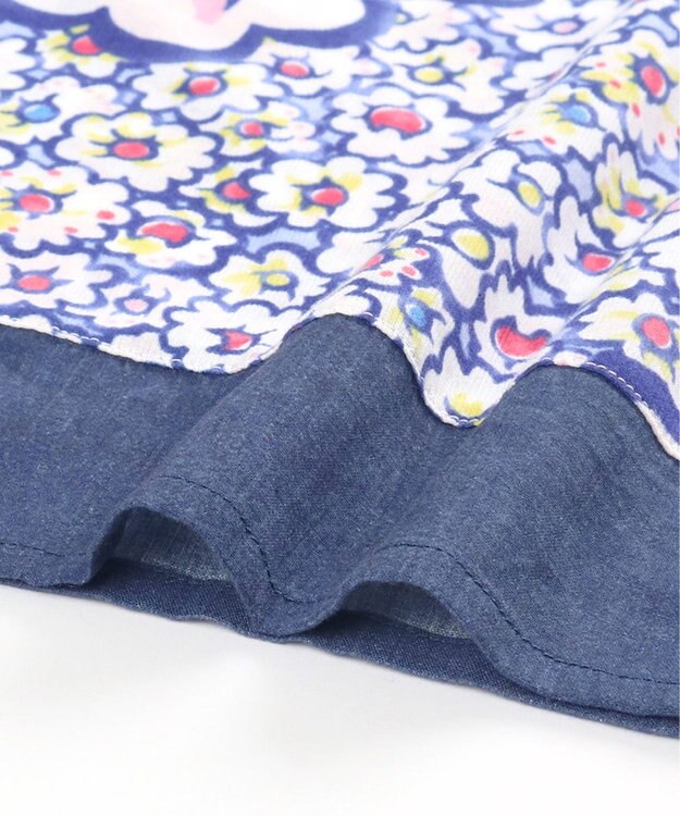 tsumori chisato SLEEP ツモリチサト ボトムス ルームウエア 7分丈 綿100%(本体) 楊柳素材 レディース UOT243 /ワコール ブルー