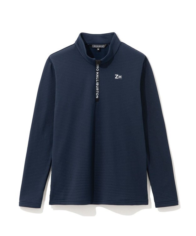 ZERO HALLIBURTON ハージップ防寒ロングシャツ 82746 長袖 保温 UV 防寒 インナー ゴルフ ZHG-W9b ネイビー