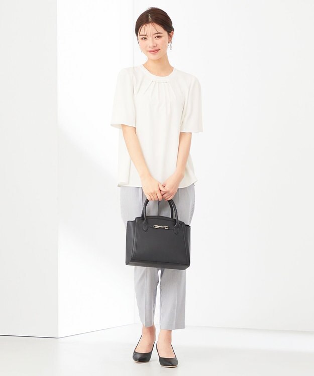 ANY SIS 【洗える】リュクスバーポイント ブラウス オフホワイト