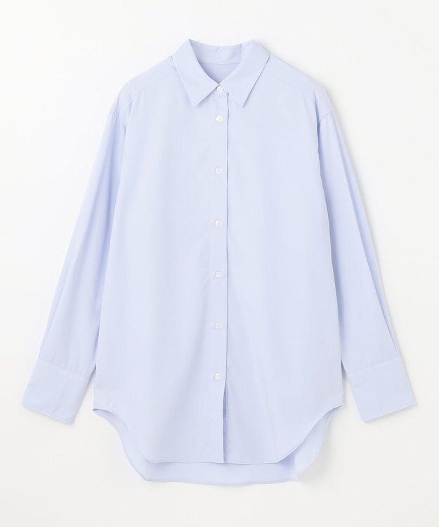 ANY 【手洗い可能/抗菌防臭/UVカット/速乾】レギュラーカラーシャツ ライトブルー
