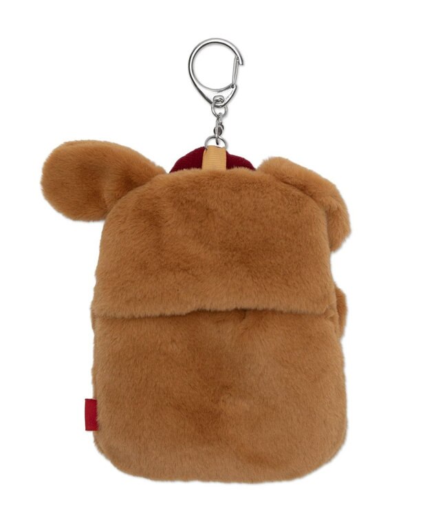 WEGO だっこわんこカードホルダーキーホルダー ライトブラウン