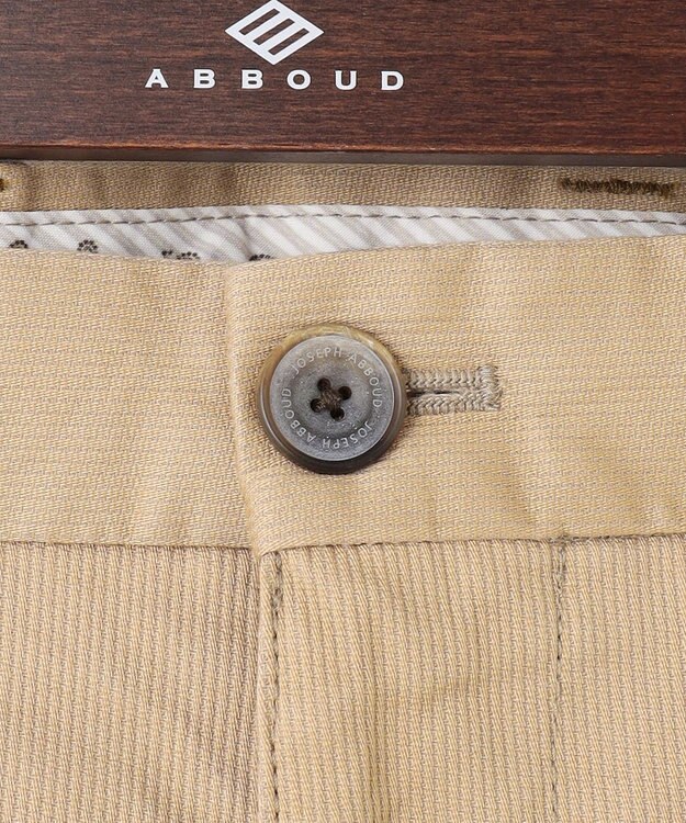 JOSEPH ABBOUD 【キングサイズ・25SS・ウエストも伸びる！オーガニックコットン使用】ハイパワーオーガニックピケ パンツ キャメル系7