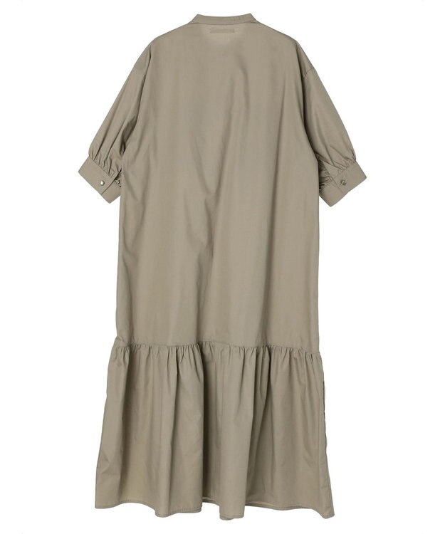 Green Parks ・ＥＬＥＮＣＡＲＥ　ＤＵＥ　バンドカラーワンピース Gray Beige