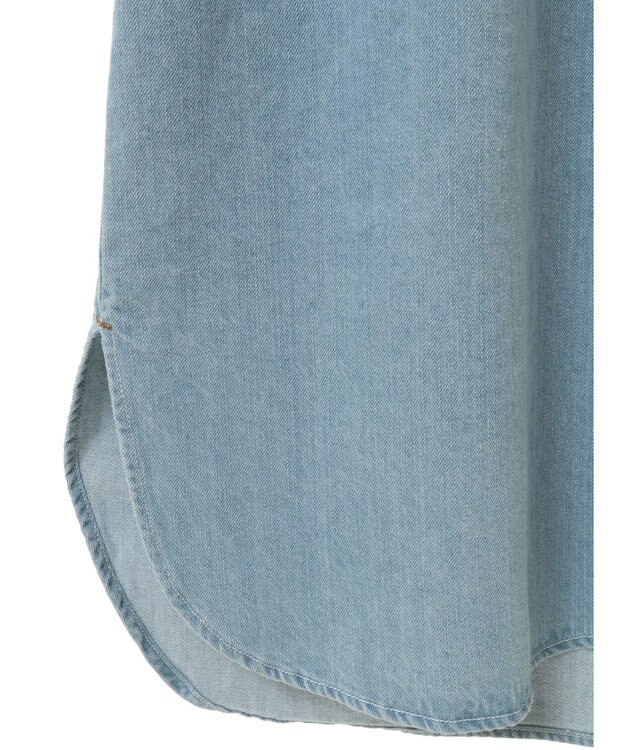 CRAFT STANDARD BOUTIQUE デニムパールボタンワンピース Sax