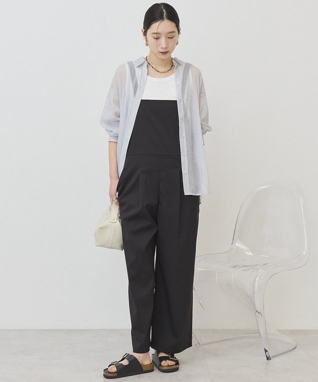 AMERICAN HOLIC メッシュ長袖シャツ Light Gray