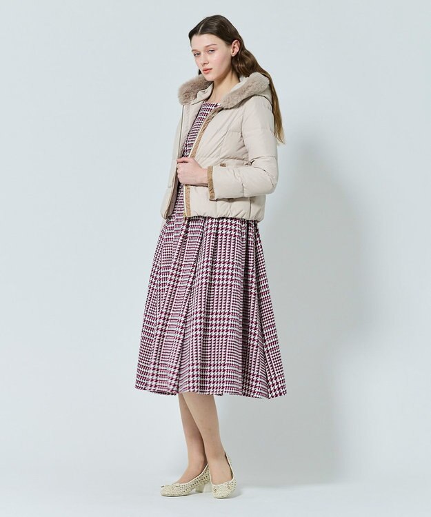 TOCCA 【八木アリサさん着用】【消臭】HEART SHOT ショートダウンコート ベージュ系