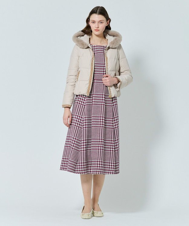 TOCCA 【八木アリサさん着用】【消臭】HEART SHOT ショートダウンコート ベージュ系