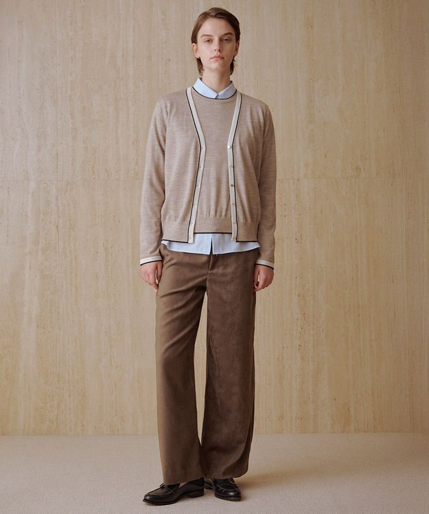 J.PRESS LADIES 【WEB限定・洗える】クラシックピンオックス シャツ サックスブルー系