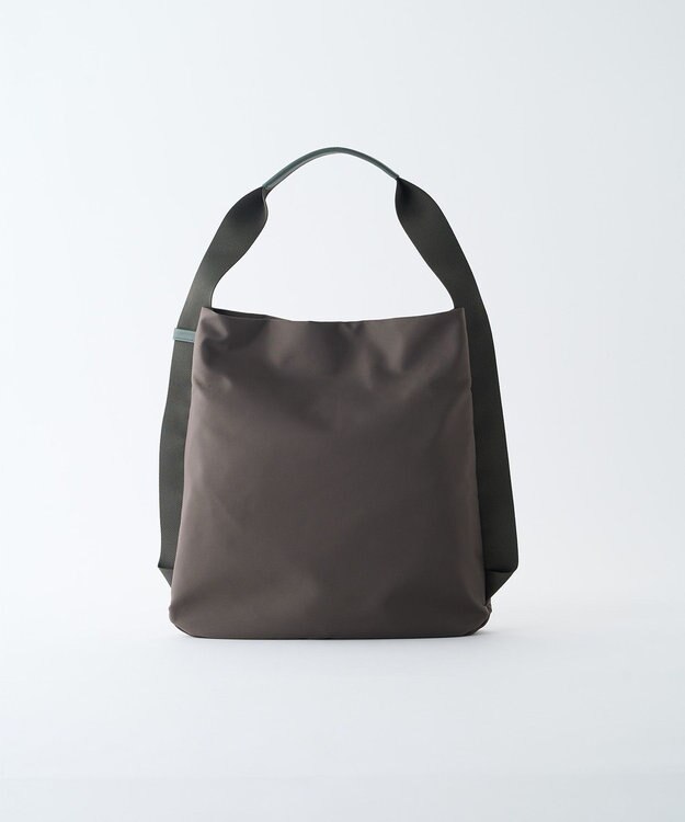 MIYABIYA LAQUOH【撥水加工】ミニマルナイロンワンショルダー (L) カーキ