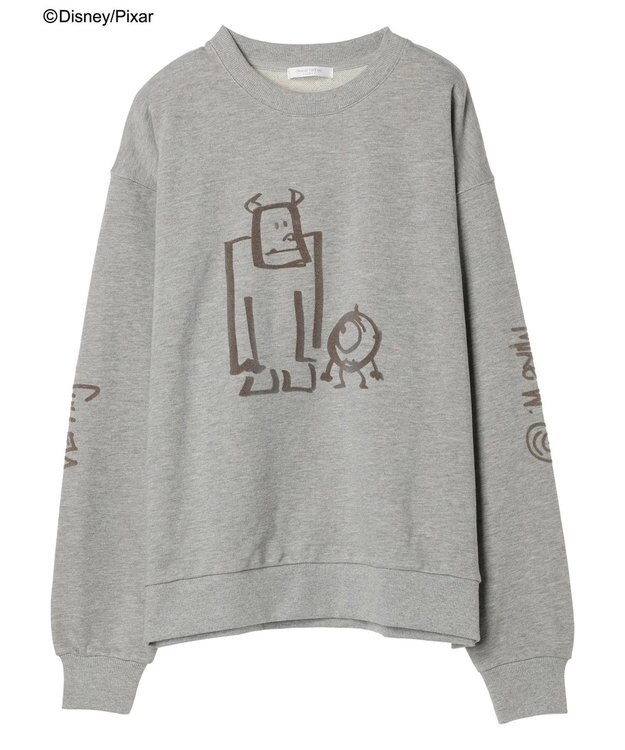 Green Parks モンスターズ・インク／裏毛プルオーバーII Gray Mixture