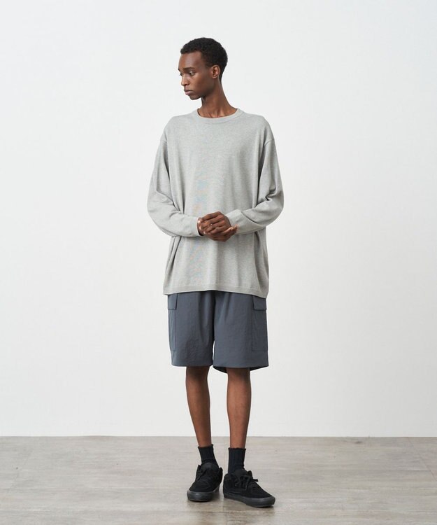 ATON HIGH STRETCH NYLON | カーゴショーツ - UNISEX CHARCOAL GRAY