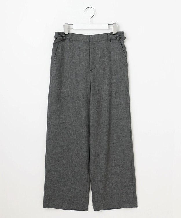 J.PRESS LADIES L モナベールツイル ワイド パンツ グレー系