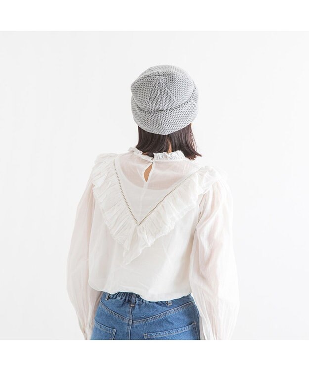 林八百吉商店 un chapeau コットンビーニー グレー