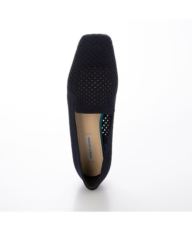 MODE ET JACOMO <MODE ET JACOMO>ニットローファー ネイビー