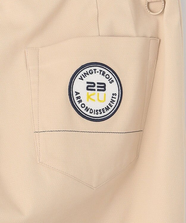 23区GOLF 【WOMEN】【撥水/ストレッチ】スケトラドビーストレッチベーシックパンツ 透け感軽減 ベージュ系