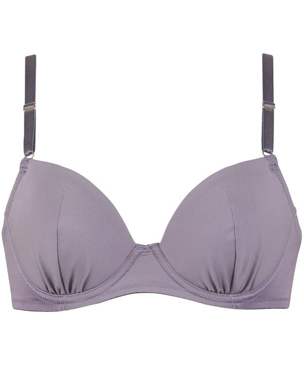 Wing 【ナチュラルアップブラ】 ふっくら自然なバストをメイク AA~Fカップ展開 KB3001 ウイング／ワコール チャコールグレー