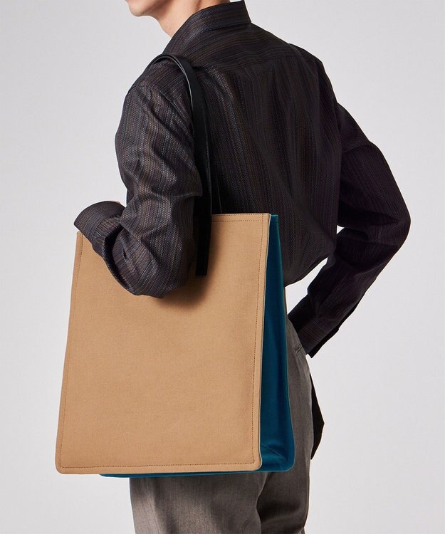 Paul Smith コンサティーナキャンバス トートバッグ グリーン