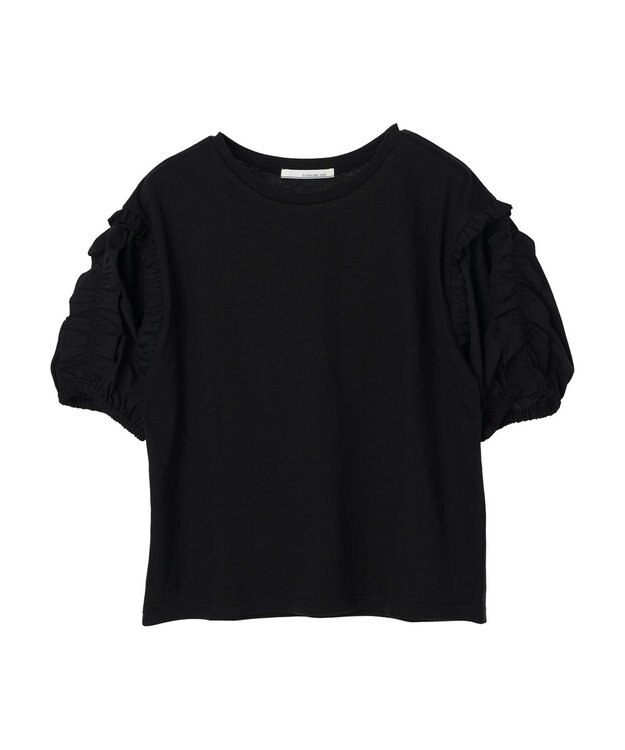 Green Parks ・ＥＬＥＮＣＡＲＥ　ＤＵＥ　ラッフルパフＴＥＥ Black