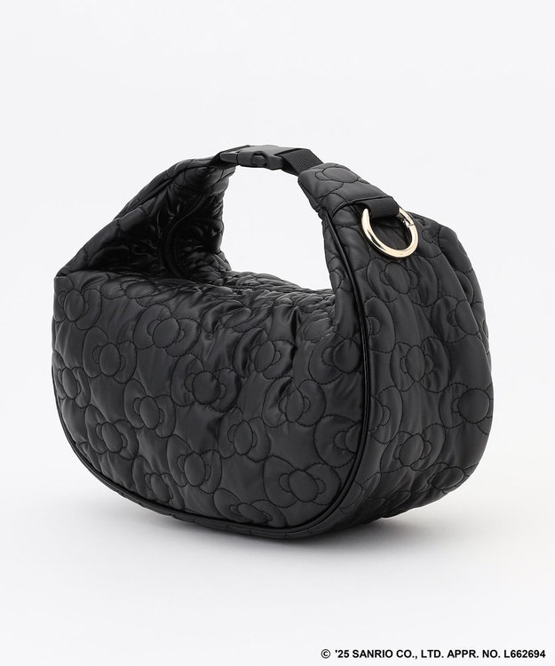 ANY 【ハローキティ×ANY】キルトショルダーバッグ ブラック