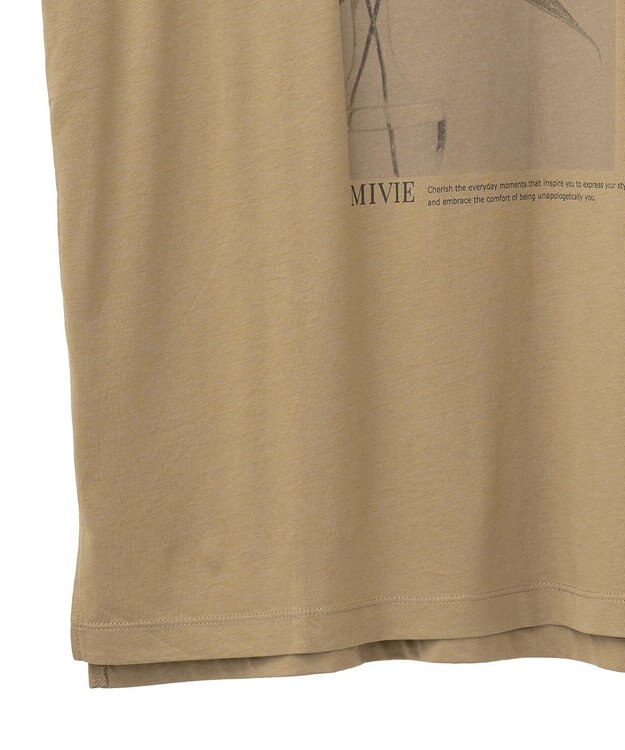 YECCA VECCA フォトプリントノースリーブTee Off White