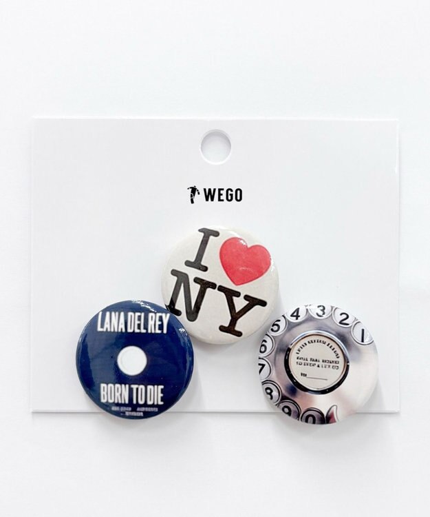 WEGO アソート缶バッジセットF 柄5