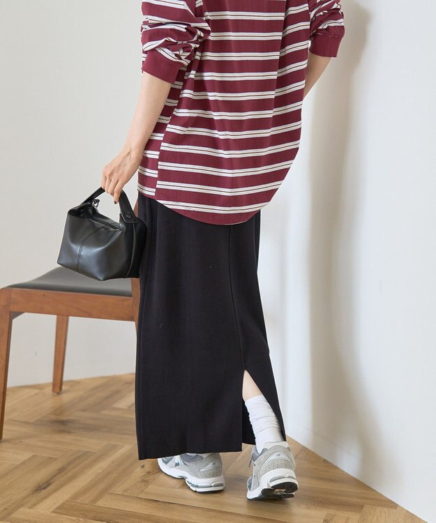 AMERICAN HOLIC バイパチ総針ニットタイトスカート Black