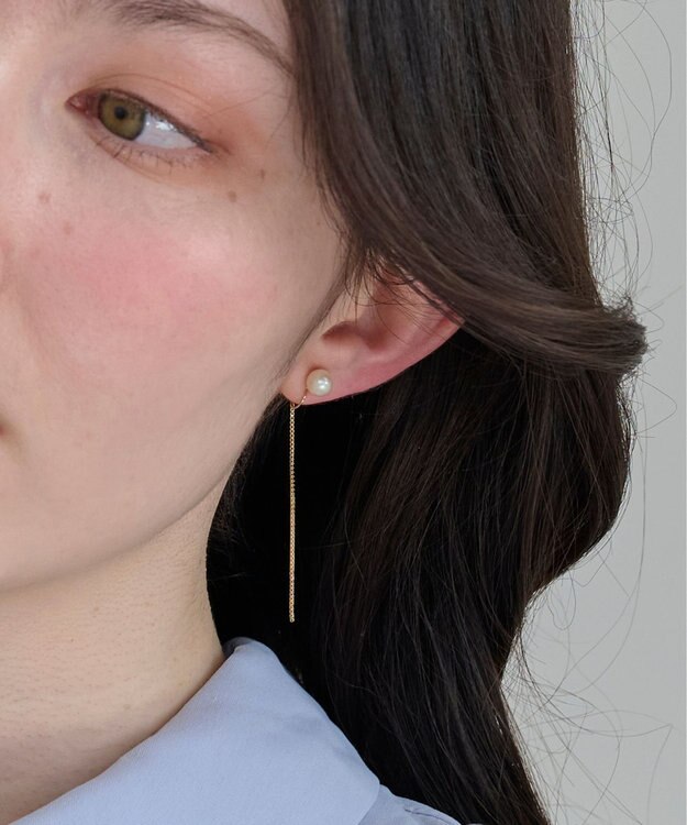 Phoebe 2wayベーシックパールエレガントイヤリング ゴールド