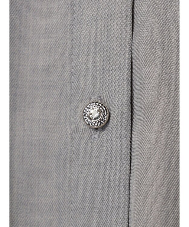 Green Parks ・ＥＬＥＮＣＡＲＥ　ＤＵＥリネンライクドロストワンピース Gray