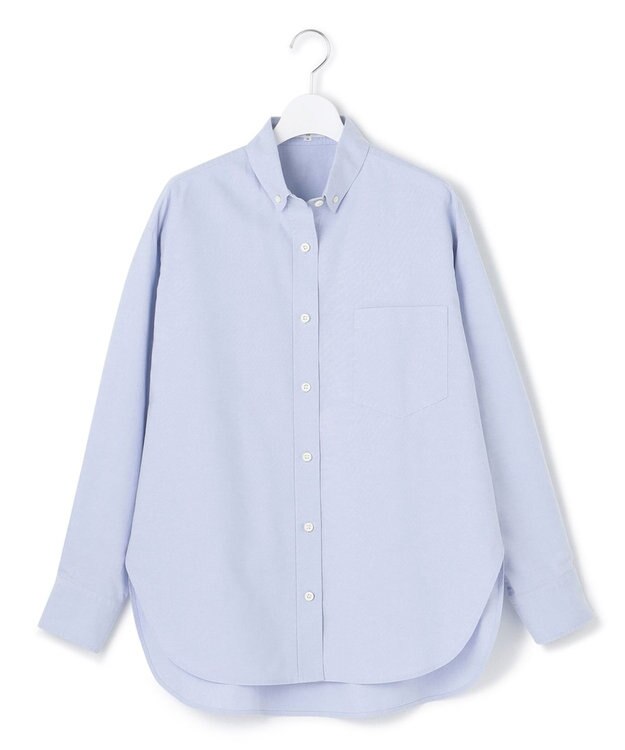 23区 L 【SLOW/一部店舗限定】コットンオックス シャツ サックスブルー