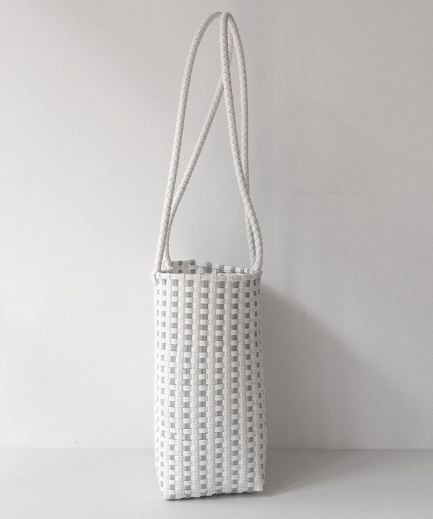 Tiaclasse メルカドウーヴンバッグ ホワイト