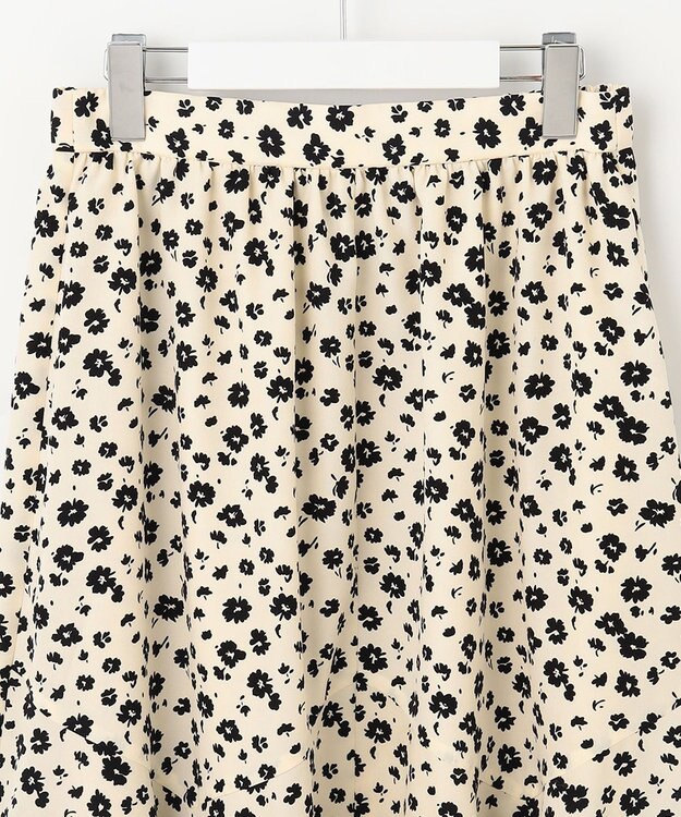 Feroux フラワープリント スカート アイボリー系9