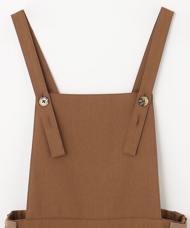 組曲 KIDS 【150-160㎝】Flower tea party サロペット ブラウン系