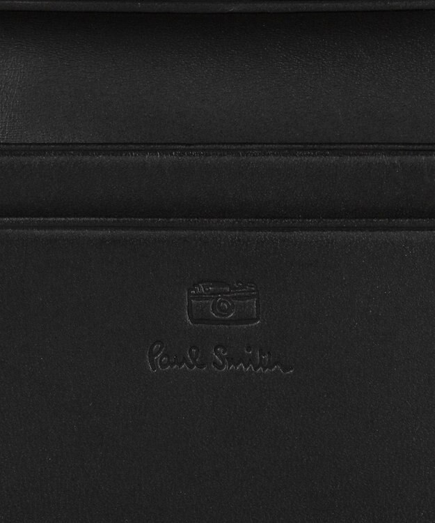 Paul Smith ベジタンストライプトリム 名刺入れ ブラック