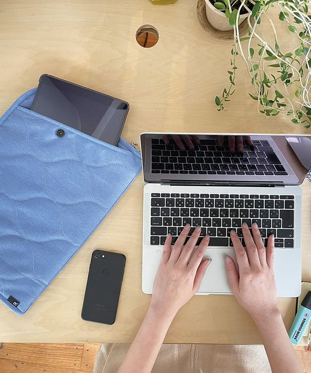 ROOTOTE 6796【PCケース：撥水加工】/ SN.ピモッテ.ライトWリペレント-C 03：ブルー