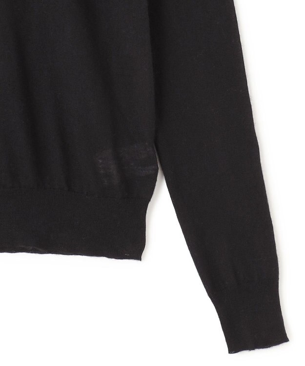 JOSEPH 【FOUNDATIONS】【洗える】キャッシュエアー　ラウンドネックニット Black