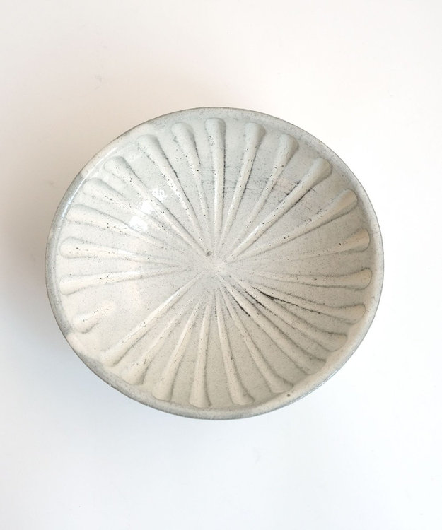 たち吉 【たち吉】粉引彫文取り鉢〈５個〉美濃焼 キナリ