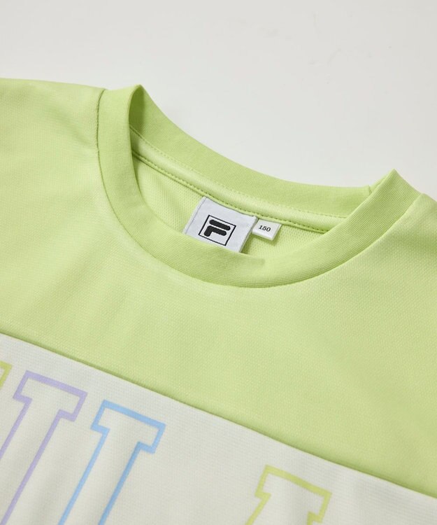 OP／FILA 【FILA】ドライピケ半袖Tシャツ レモンイエロー