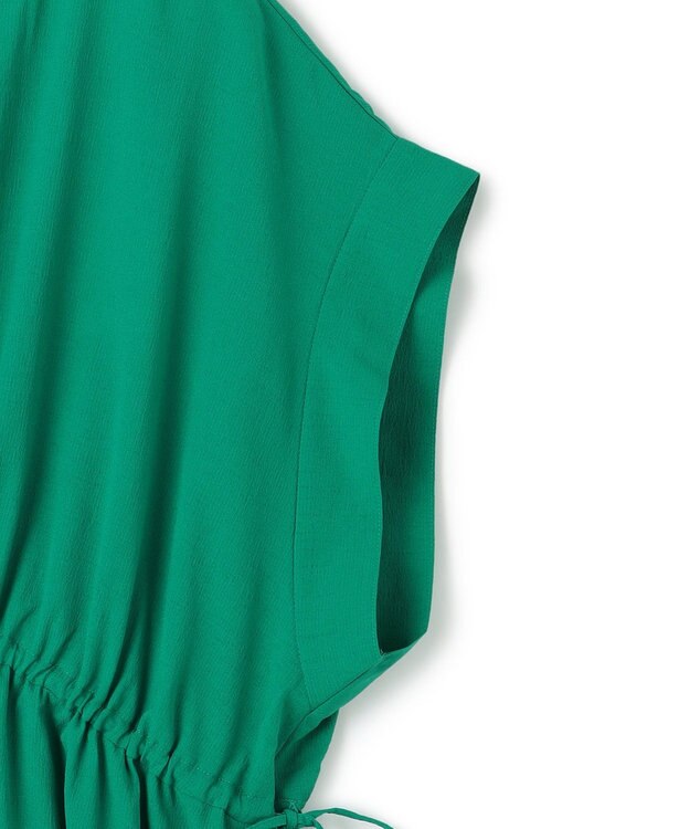 UNFILO BREEZEMOVE ウエストドロストワンピース グリーン