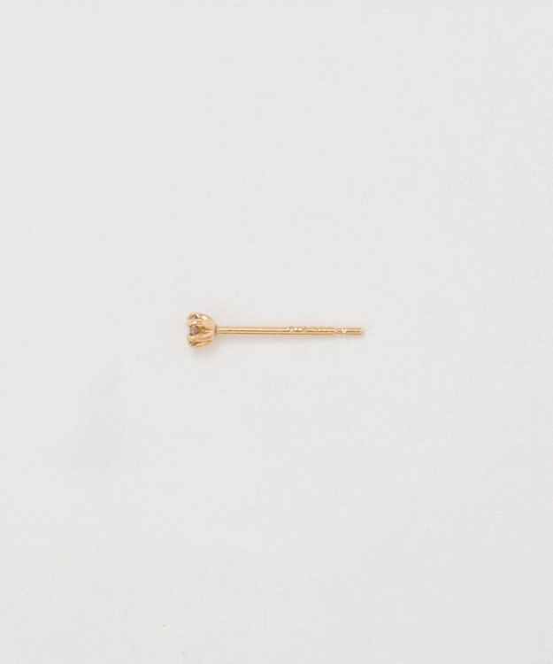 Phoebe 【K10】一粒ダイヤモンドピアス(片耳)　ゴールド ゴールド