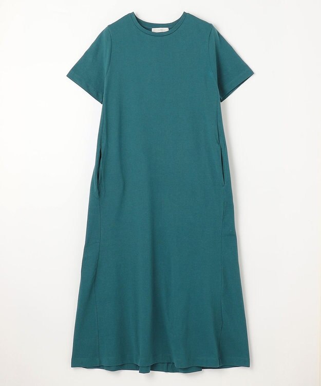 ANY L 【洗濯機可】Ａラインフレア ワンピース グリーン