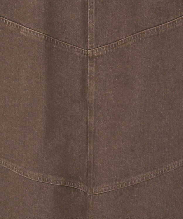 Green Parks デニムタイトロングスカート Brown