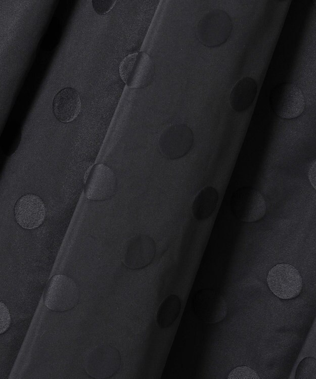 組曲 ドットジャガード フレア スカート ブラック系