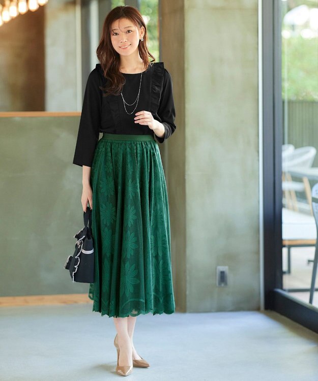 Tiaclasse 【安田美沙子さん  小倉優子さん着用・日本製】大人可愛い2連風チェーンネックレス シルバー