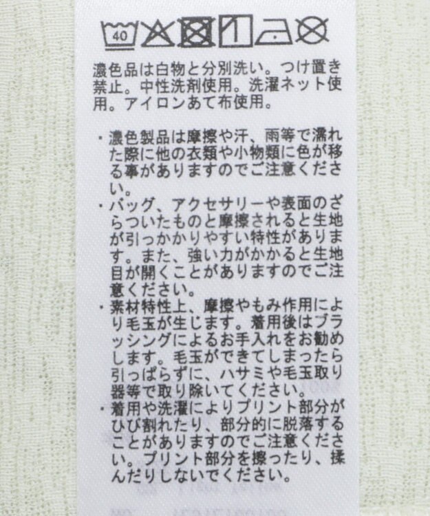 earth music&ecology ラメシアースリーブプルオーバー Light Yellow