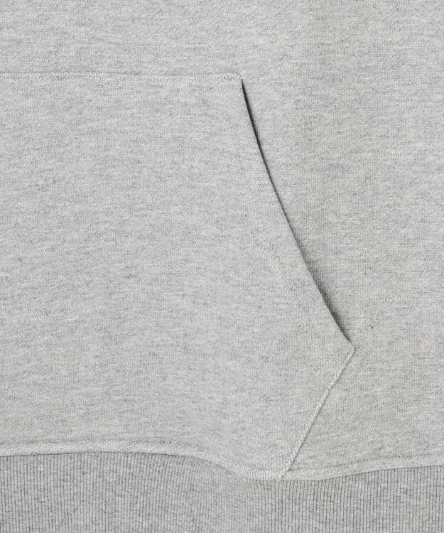 J.PRESS YORK STREET 【UNISEX】裏毛ロゴハーフジップ スウェット ライトグレー系