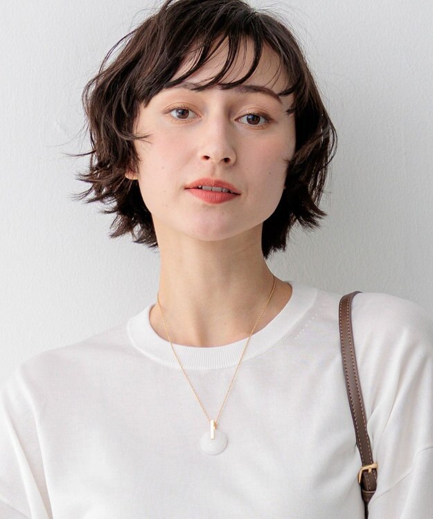 23区 【先行予約】ストーン ワントップ ネックレス アイボリー系