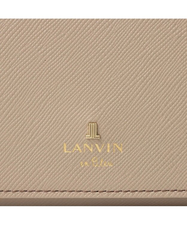 LANVIN en Bleu リュクサンブール かぶせ長財布 オールドローズ